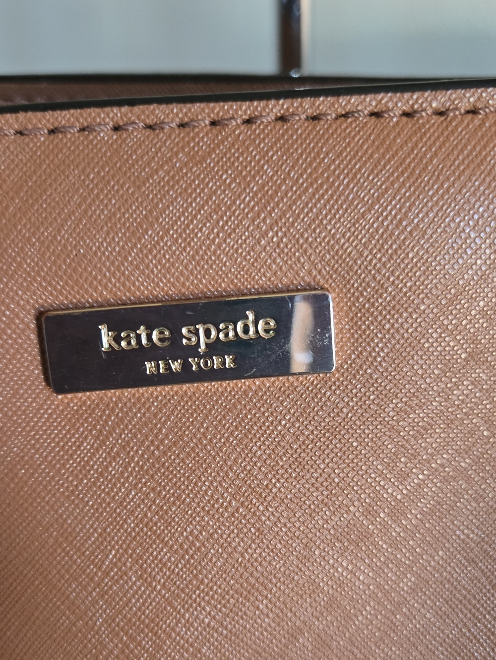 Brown Leather Kate Spade New York Tote Bag - Picture 2 of 16